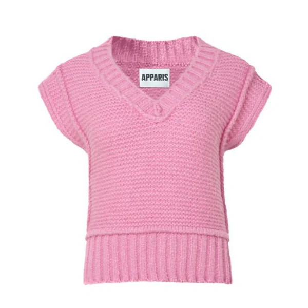 Jayce Sweater Vest, Orchid Pink | The Avenue