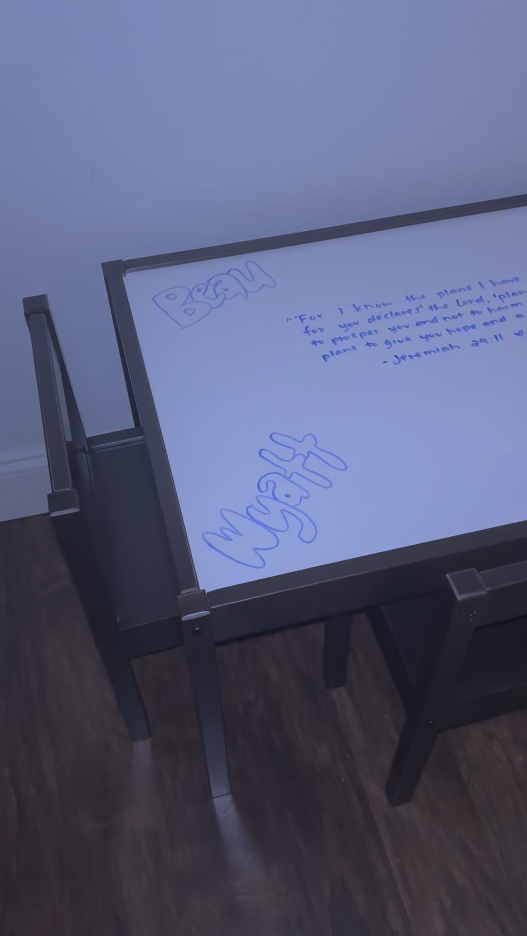 So excited for Beau to see this tomorrow morning!! One of the best $35 I ever spent. He’s been a craft fiend recently so I thought this was the perfect Christmas purchase! Kids crafting table. Two chairs. Comes in three colors  

#LTKHome #LTKKids #LTKFamily