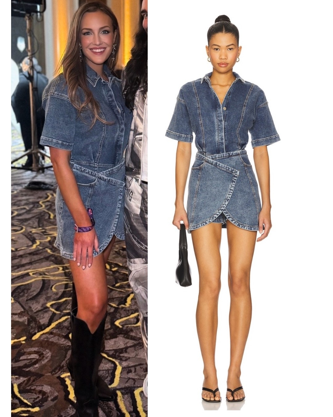 Denim dress but make it a skort! I always get so many compliments on this one!