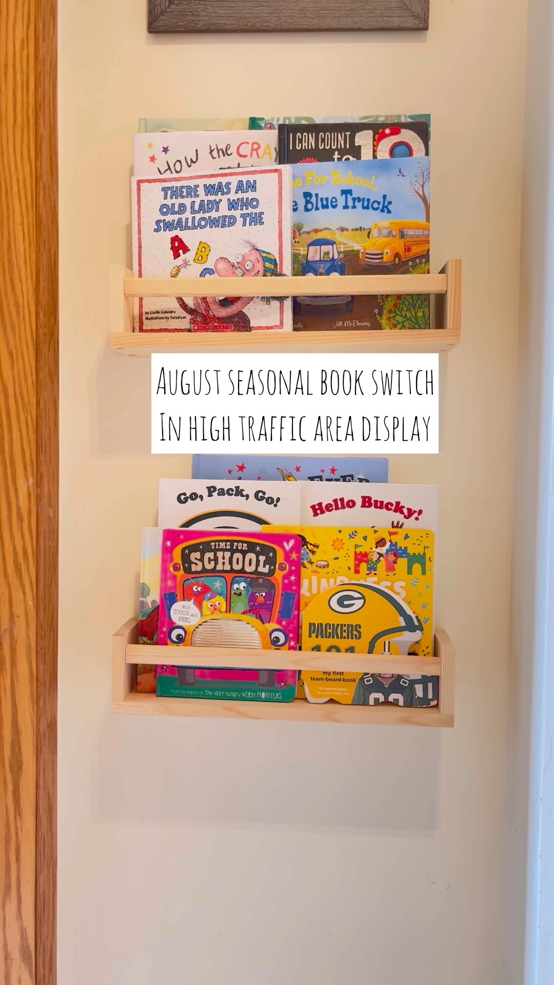 Seasonal books in our high traffic area. August = back to school and football season

#LTKSeasonal