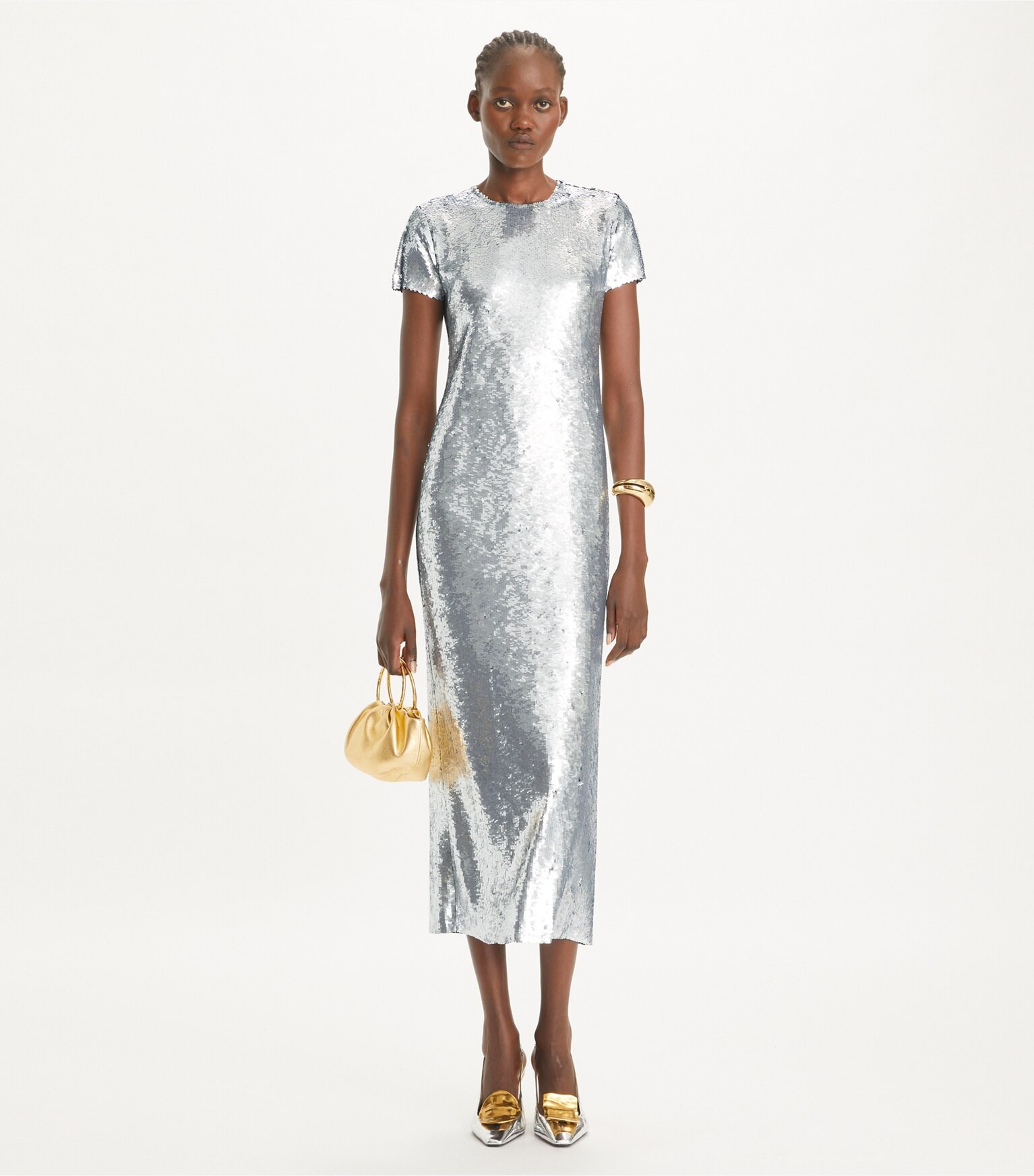 SEQUINS T-SHIRT DRESS | Tory Burch (US)