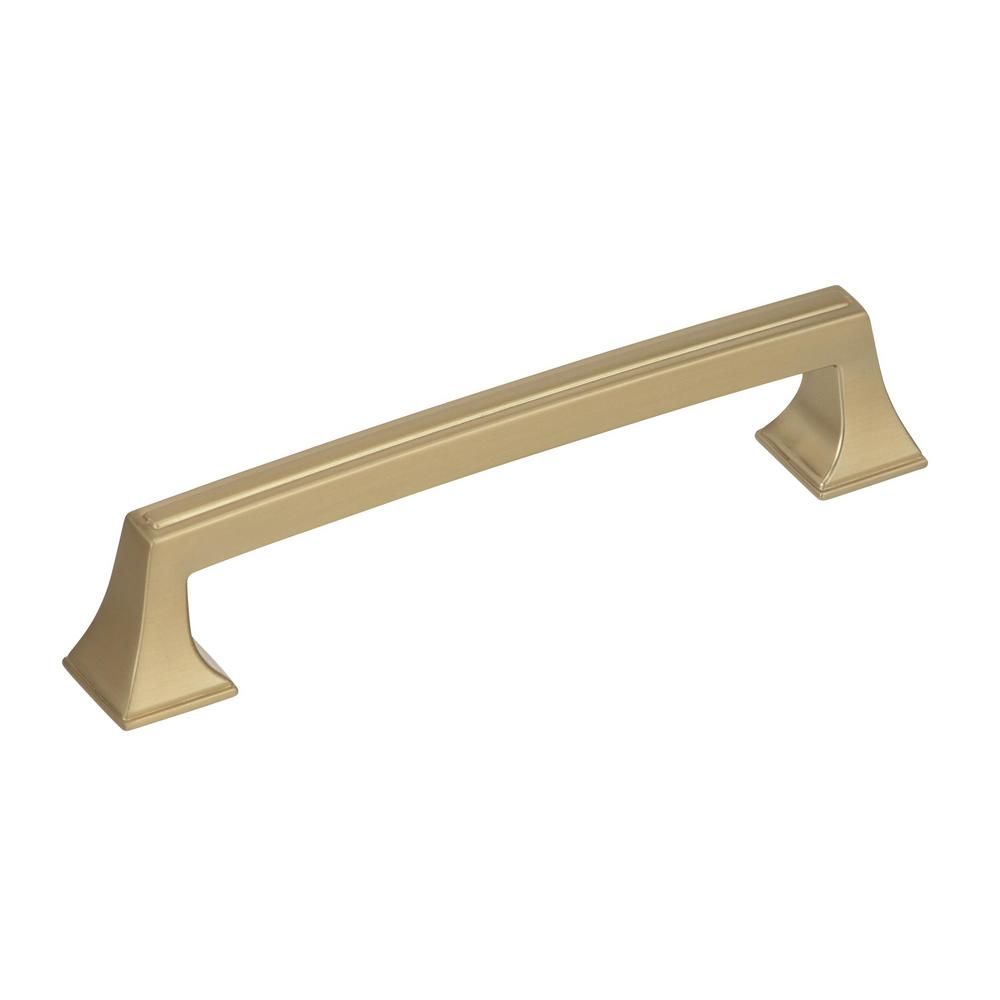 Amerock Mulholland 5-1/16 in (128 mm) Center-to-Center Golden Champagne Cabinet Drawer Pull-BP535... | The Home Depot