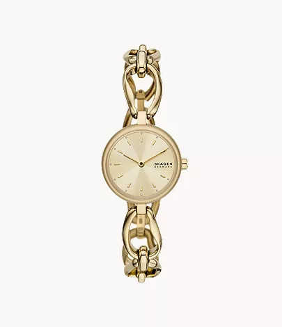Signatur Lille Two-Hand Gold Stainless Steel Watch | Skagen