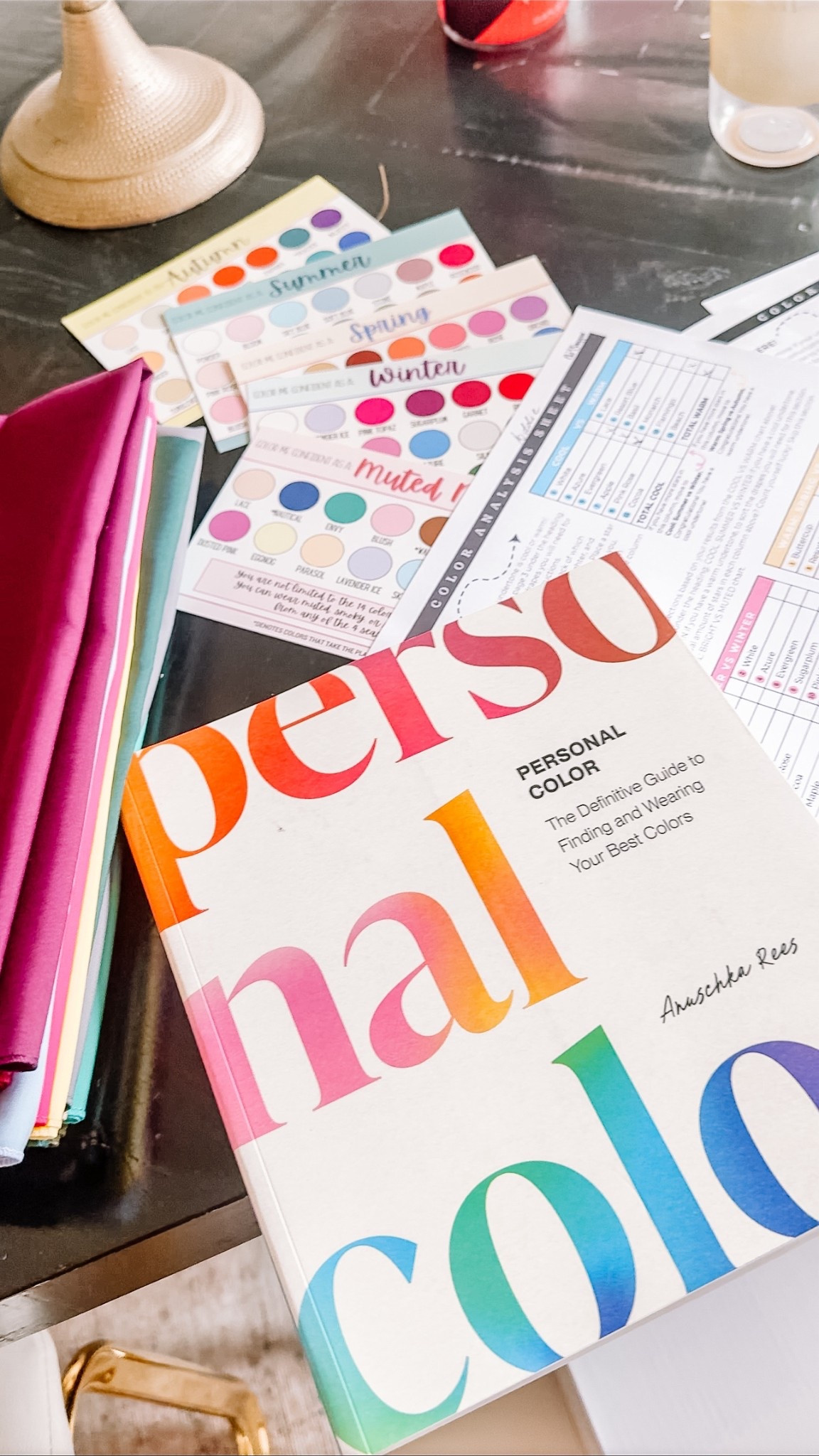 At  home color analysis kit!!