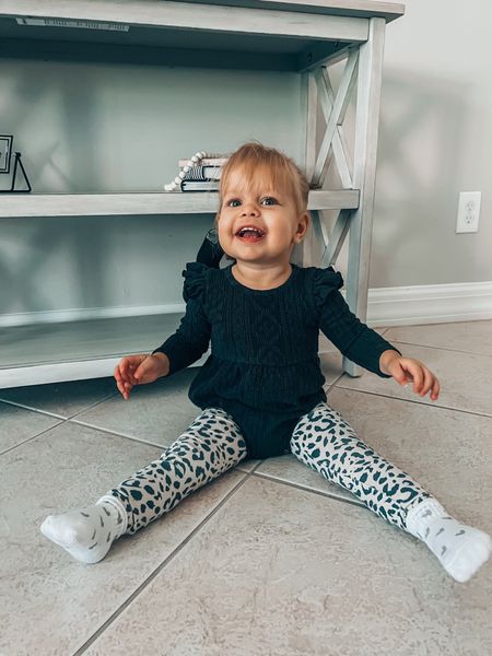 This onsie / romper is sooo easy to style with leggings underneath on cold days. Love the ruffles on the shoulders. 

#LTKbaby #LTKkids #LTKMostLoved