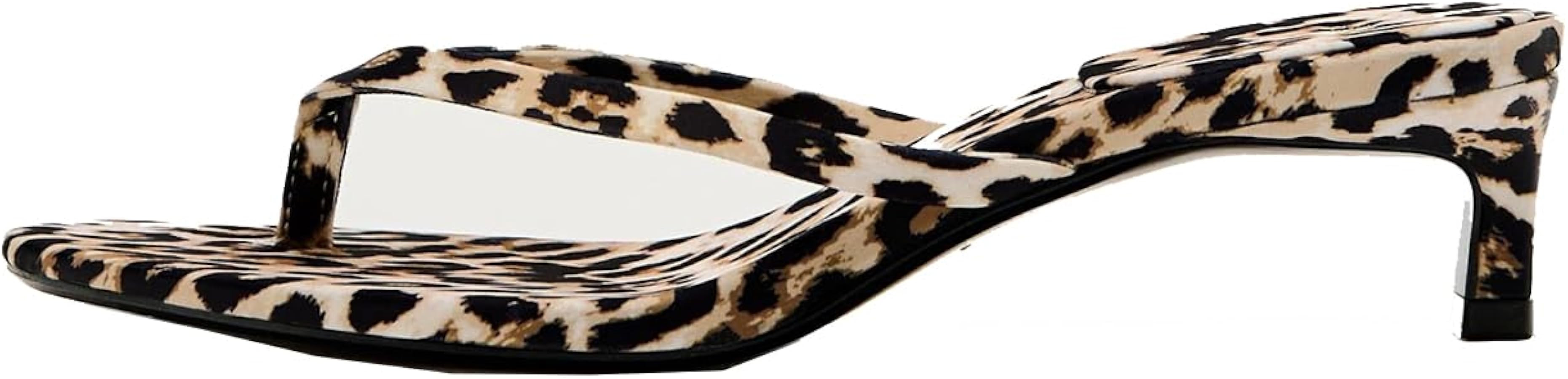 Women's Kitten Heel Flip Flops Thong Slide Sandals | Amazon (US)