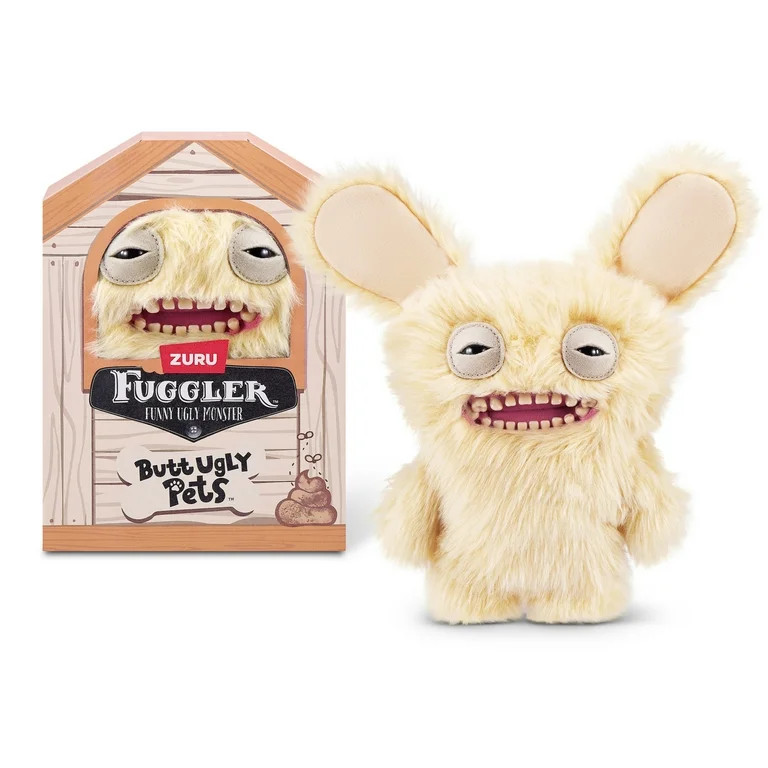 Fuggler Butt Ugly Pets 9 inch (Mr Buttons - Golden Retriever), Monster Stuffed Animal Toy by ZURU | Walmart (US)