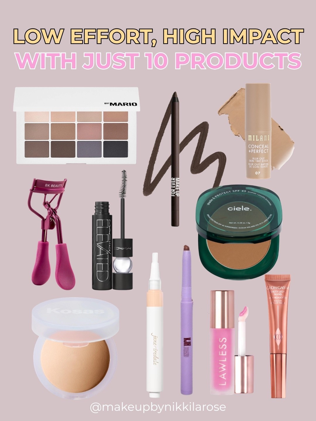 getting a flawless look with minimal effort! heres the 10 products you need

#LTKBeauty
