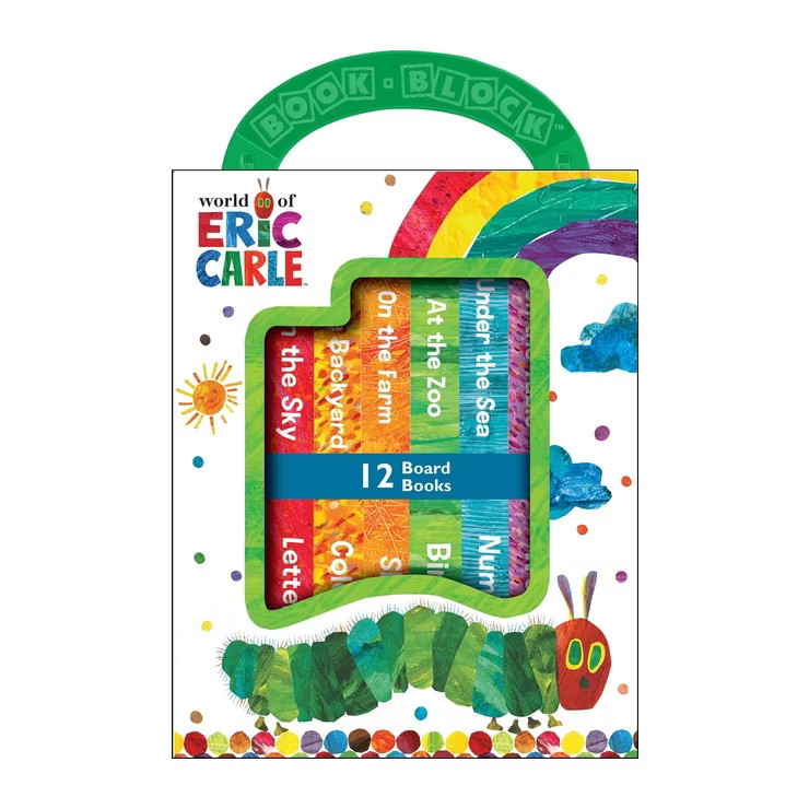 World of Eric Carle My First Library 12 Board Book Block Set - by Phoenix (Board Book) | Target