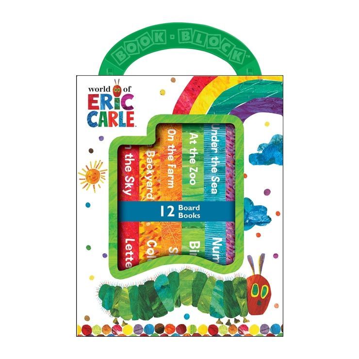 World of Eric Carle My First Library 12 Board Book Block Set - by Phoenix (Board Book) | Target