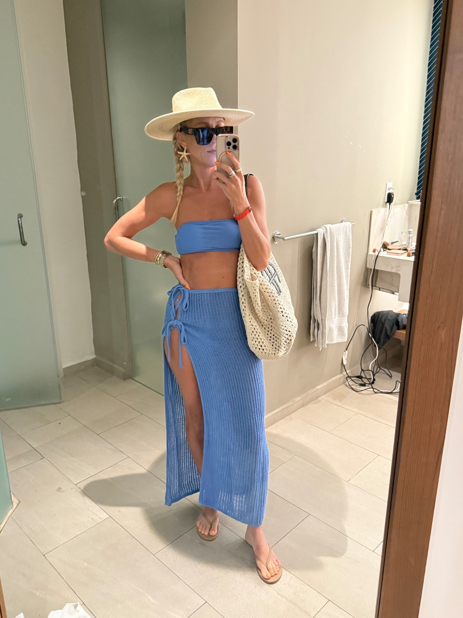 Aerie swimsuit and coverup bikini beach trip beach bag 

#LTKSwim #LTKTravel #LTKSeasonal