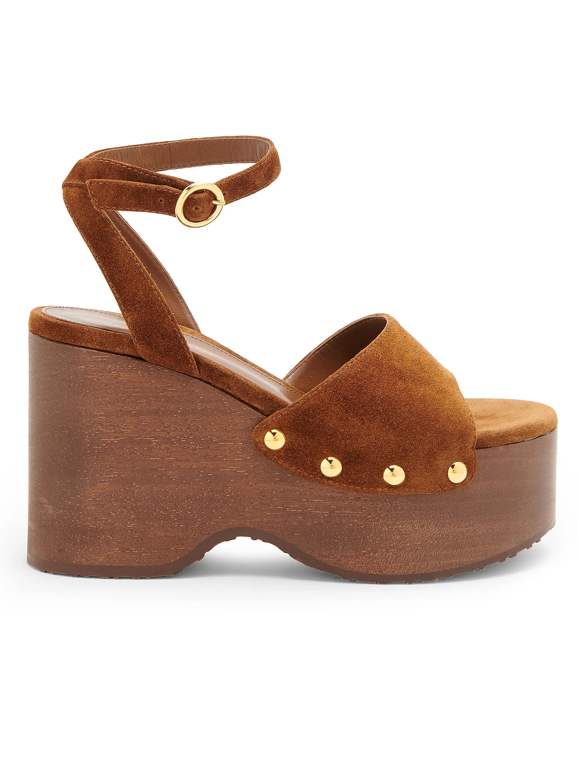 95MM Suede Platform Sandals | Saks Fifth Avenue
