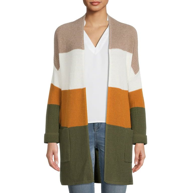 Time and Tru Shaker Cardigan Sweater | Walmart (US)