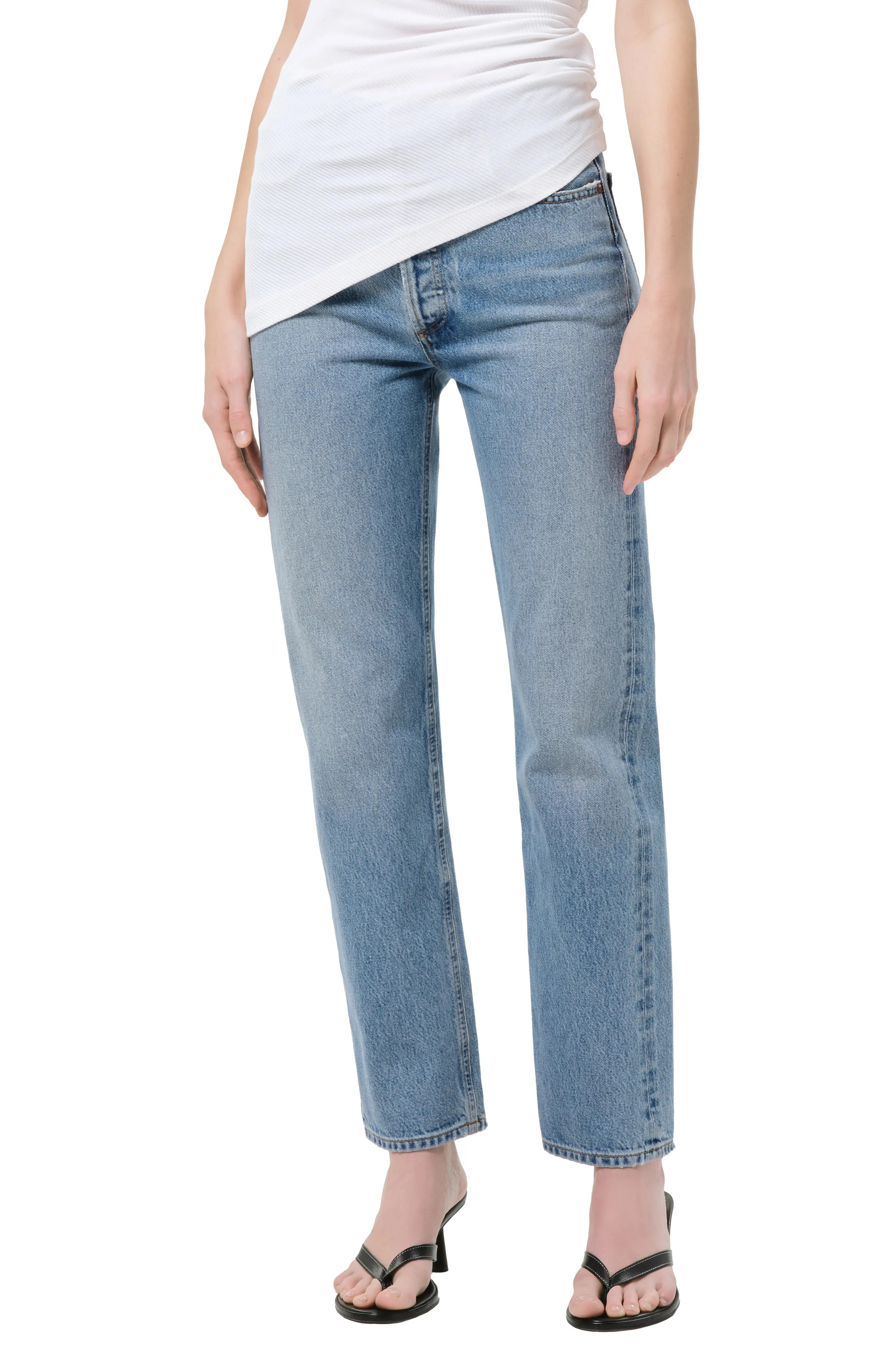 AGOLDE '90s Pinch Waist High Waist Straight Leg Jeans (Women) | Nordstrom | Nordstrom