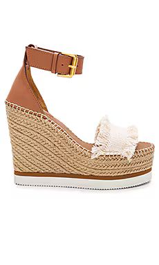 See By Chloe Frayed Wedge in Natural from Revolve.com | Revolve Clothing (Global)