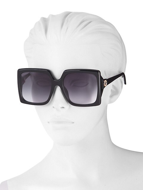 Gucci Gucci Logo 59MM Oversized Square Sunglasses | Saks Fifth Avenue