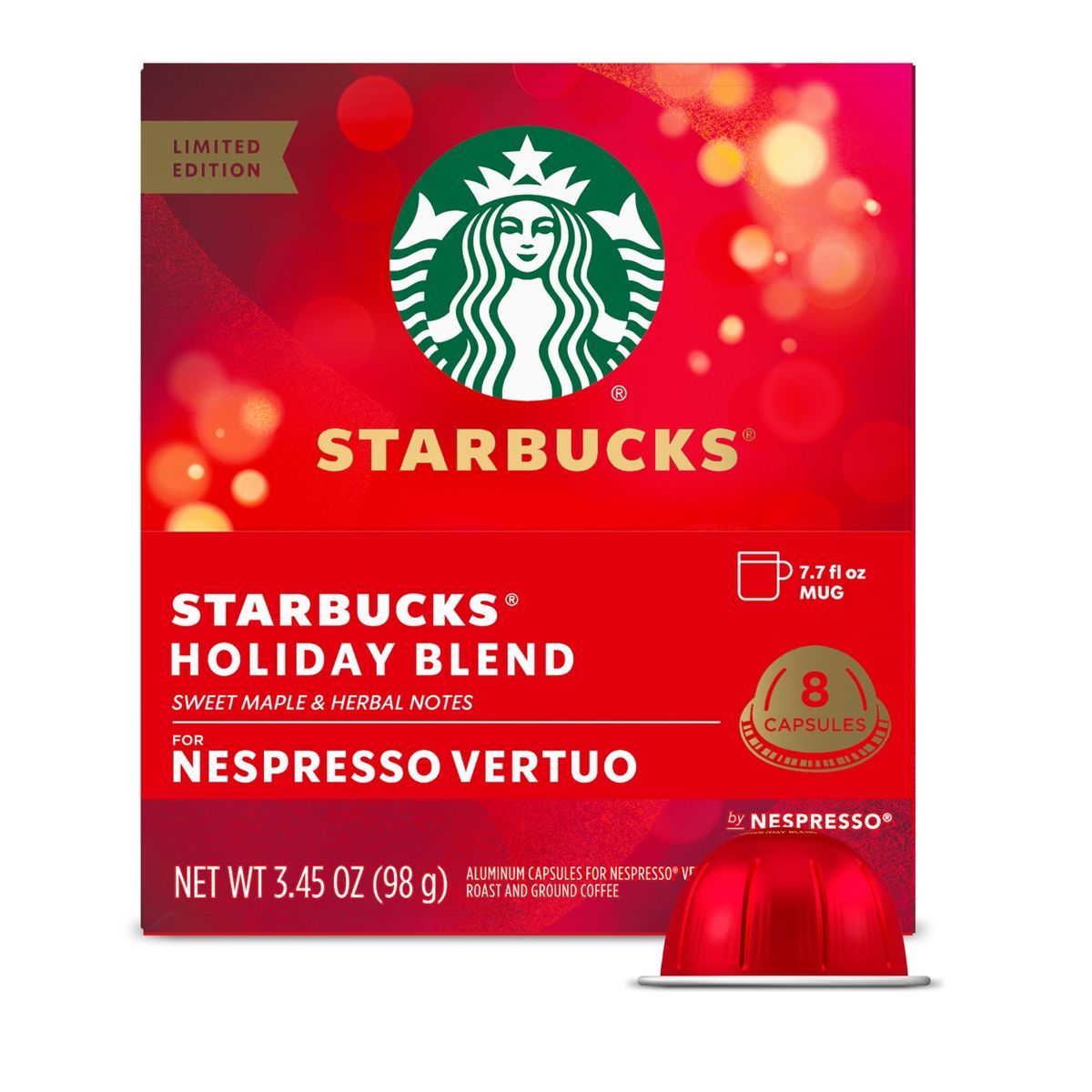 Starbucks Holiday Blend  Nespresso VL | Target