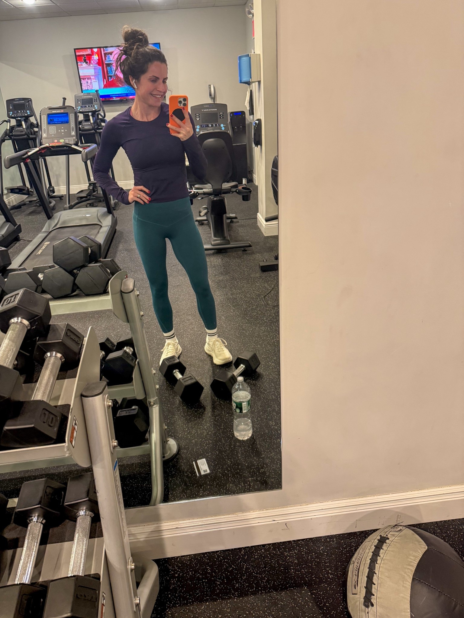 Wearing a Size 4 in shirt but usually like 6 shirts from Lulu. Wanted fitted for walks and runs and love this one. Everything tts 

#LTKOver40 #LTKActive #LTKGiftGuide