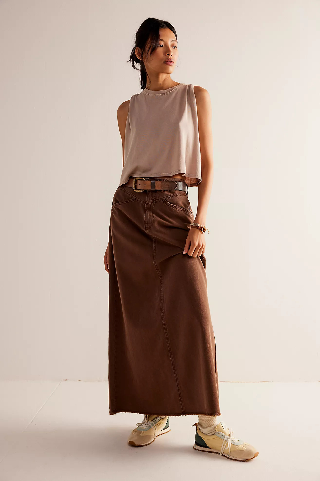 We The Free Come As You Are Denim Maxi Skirt | Free People (Global - UK&FR Excluded)