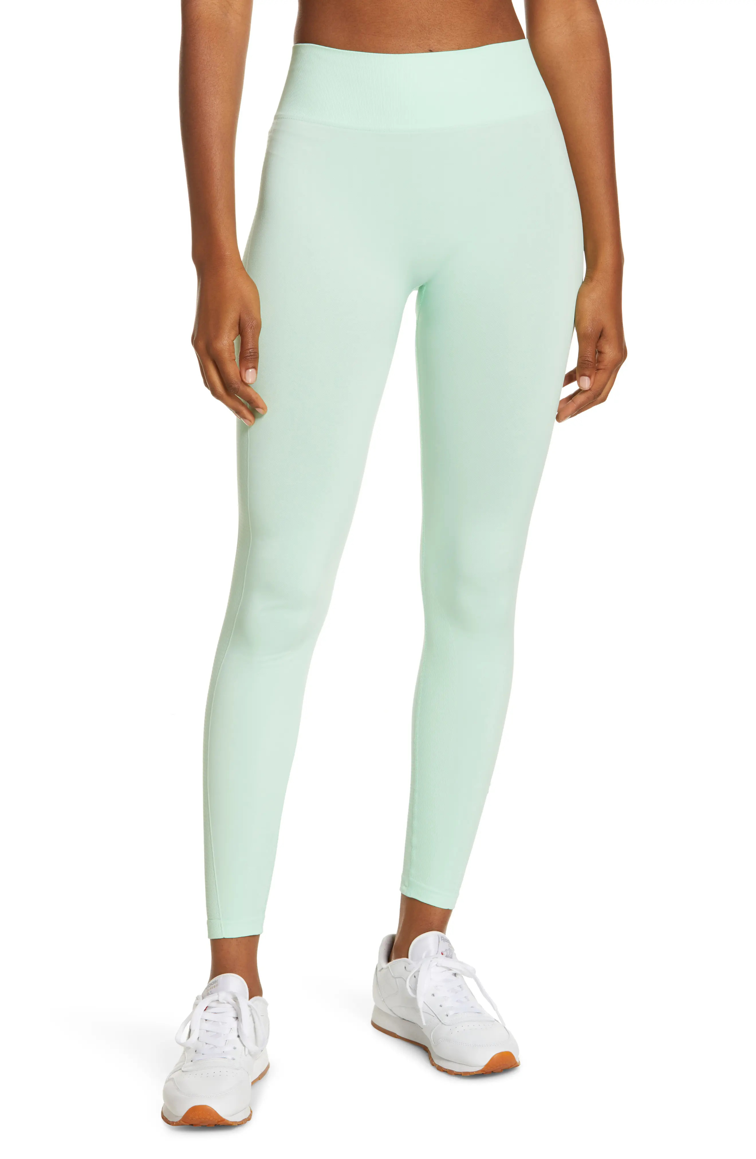 Reebok x Victoria Beckham Seamless Leggings in Digitlgrn at Nordstrom, Size Large | Nordstrom
