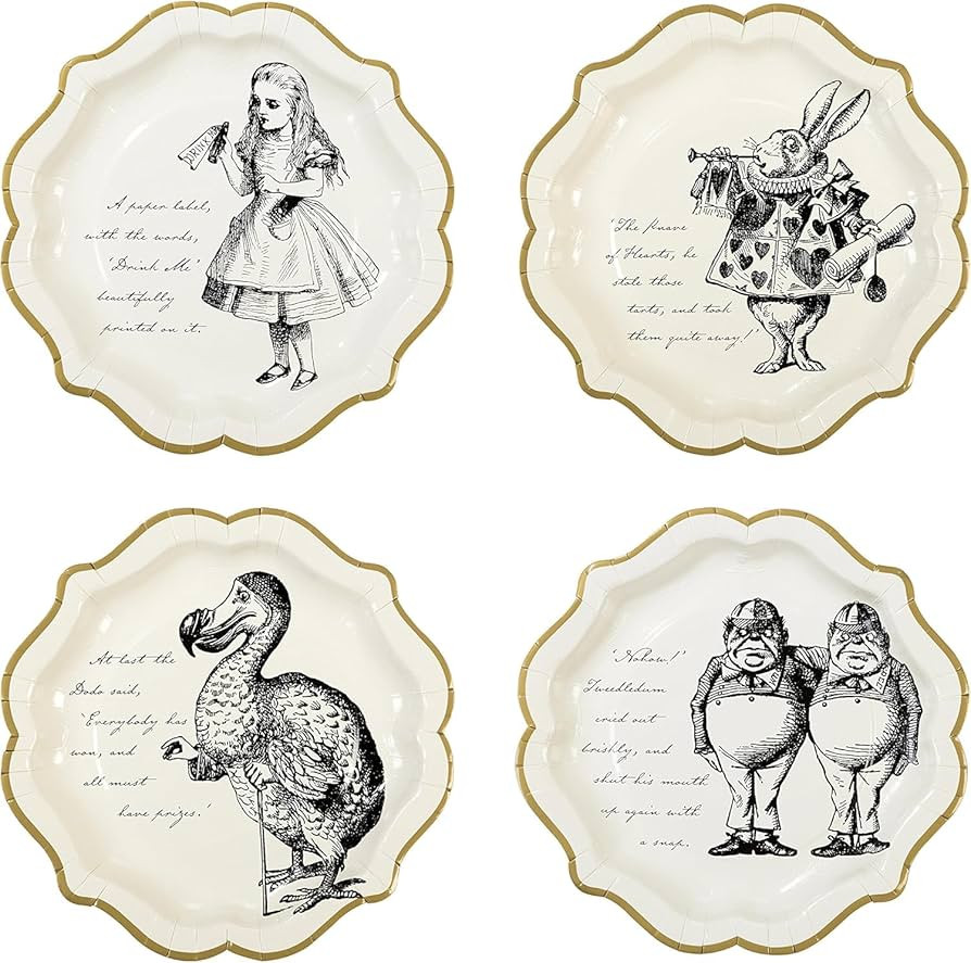 Talking Tables Alice In Wonderland Party Supplies | Paper Plates | Great For Mad Hatter Tea Party... | Amazon (CA)