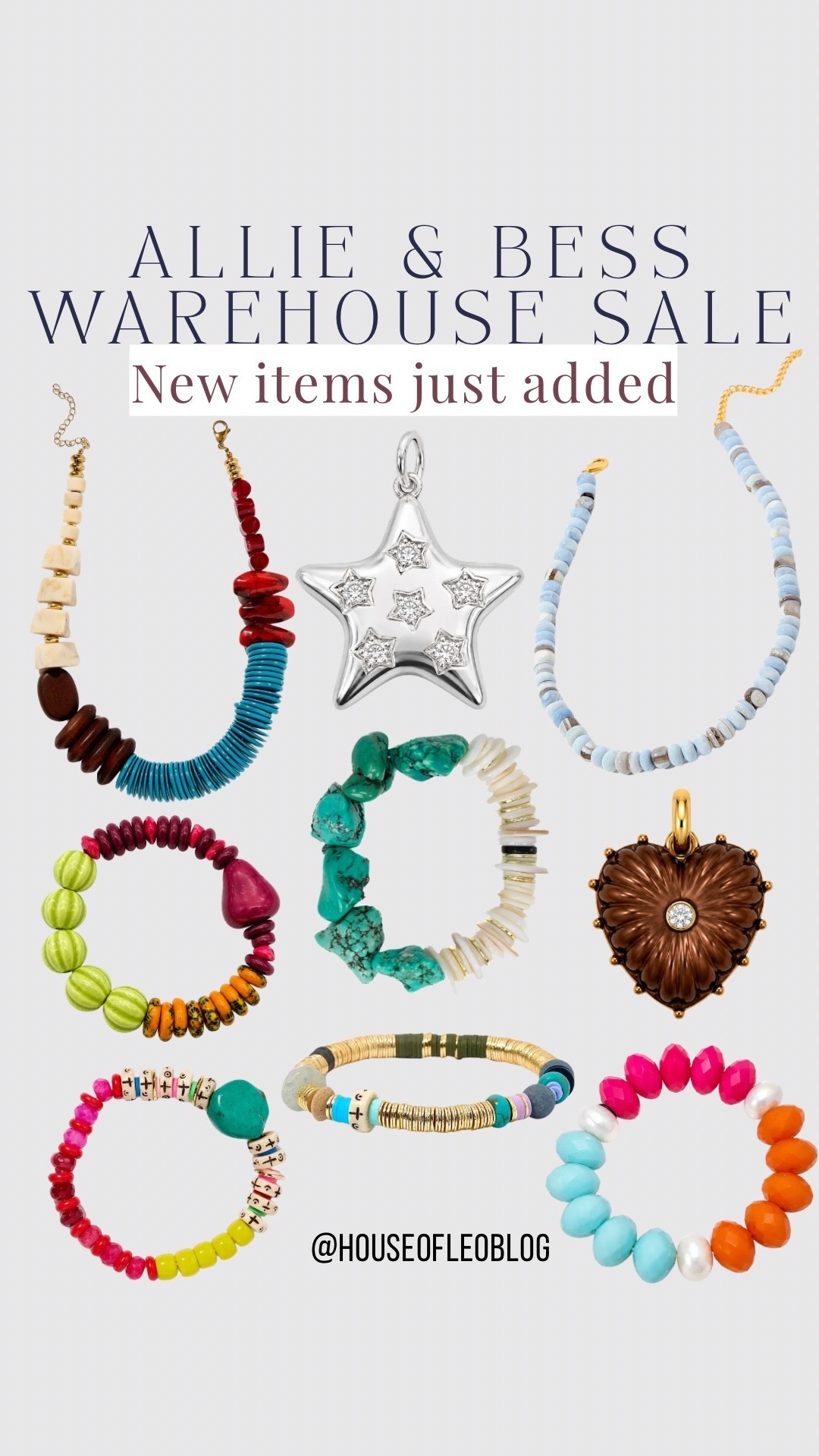 New items added to the warehouse sale. Beaded necklaces, beaded bracelet.

#LTKSaleAlert
