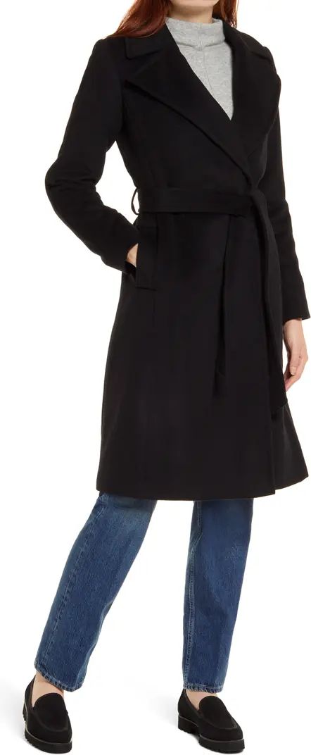 Lauren Ralph Lauren Women's Wool & Cashmere Blend Wrap Coat | Nordstrom | Nordstrom