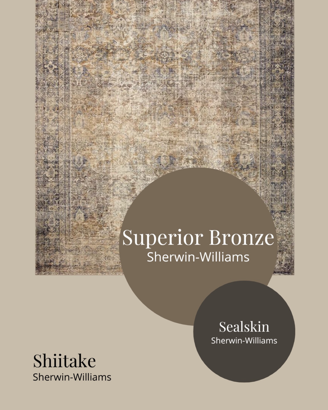 Loloi Amber Lewis x Loloi Morgan Area Rug | Loloi Morgan Collection Sunset/Ink | Sherwin Williams Paint Colors | Peel and Stick Paint Colors | Area Rug and Wall Color Combinations 

#LTKhome