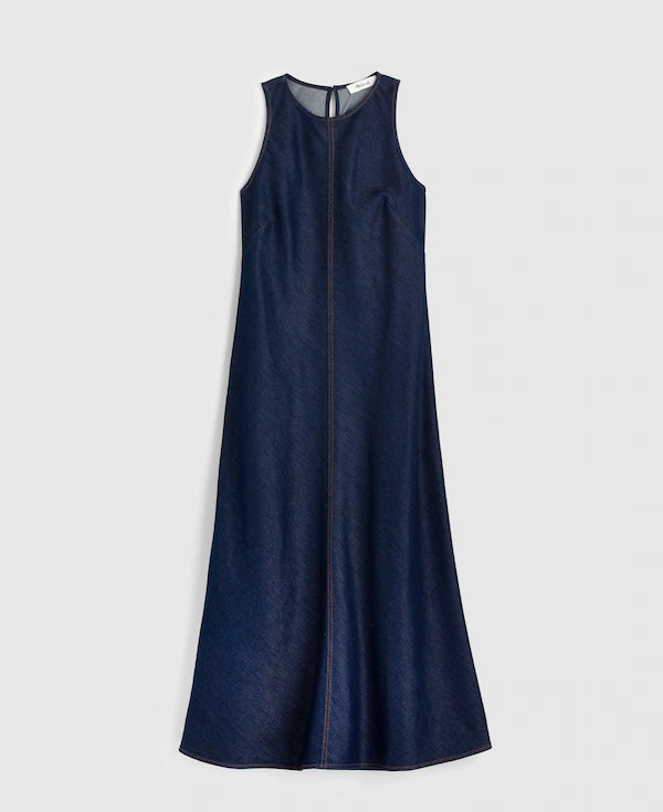 The Elena Midi Dress in Airy Denim | Madewell