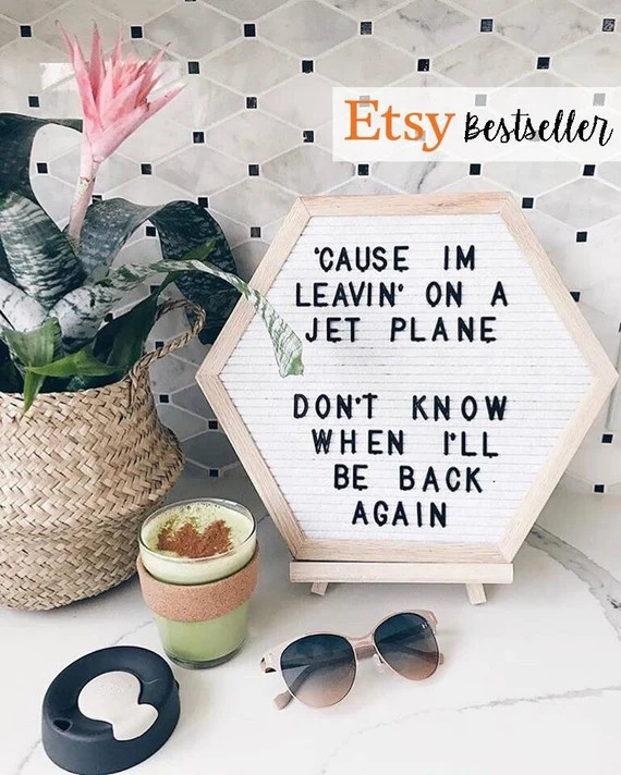 The ORIGINAL Hexagon Letter Board Set: Includes Felt Hexagon | Etsy | Etsy (US)