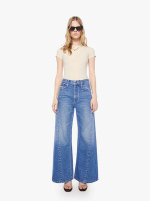 PETITES The Lil Lemon Twist Skimp - Rolling In The Dough | Mother Denim