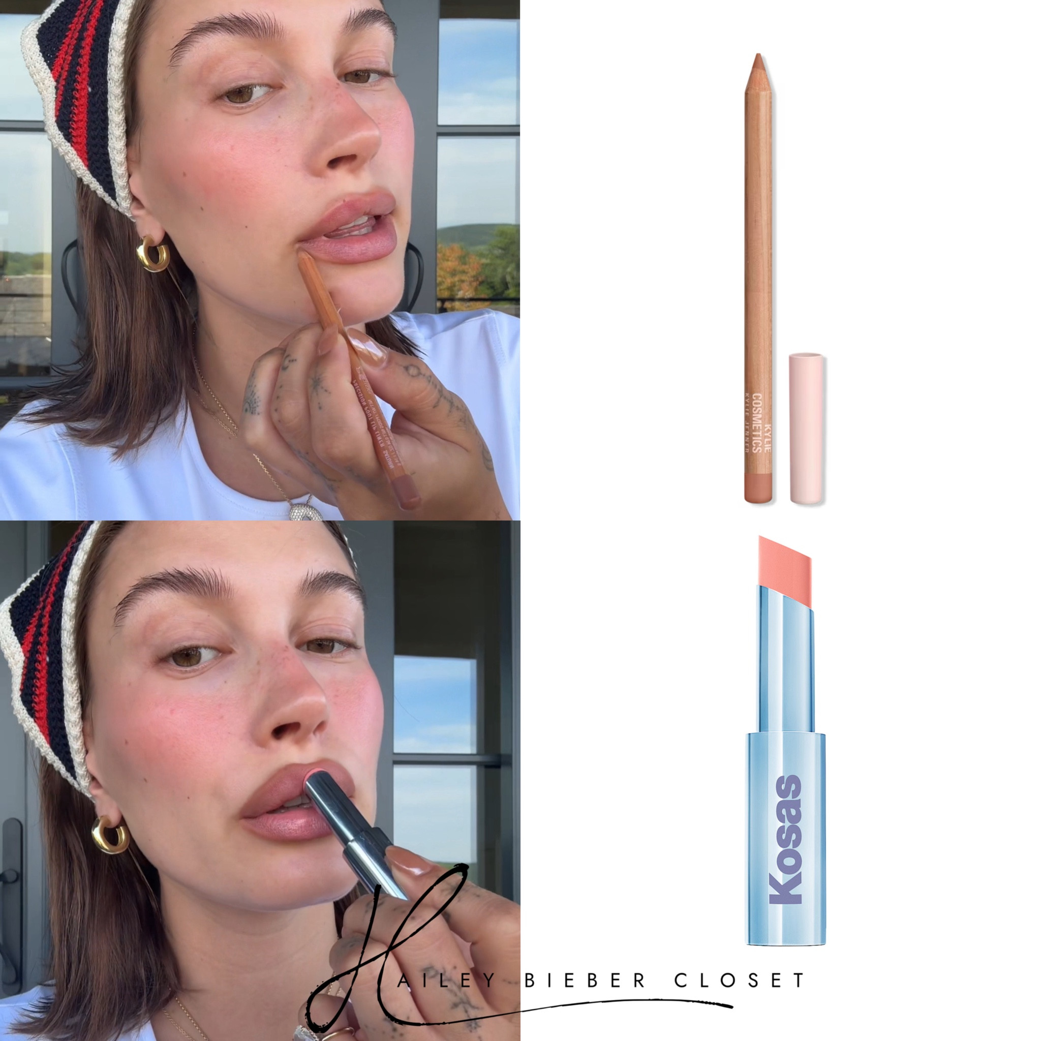 peach lip combo. 🍑