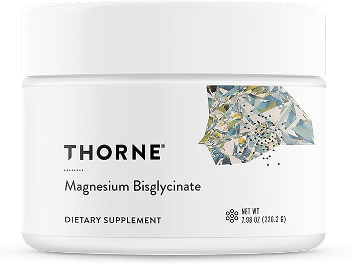 THORNE Magnesium Bisglycinate, Powdered Magnesium Formula, 60 Servings | Amazon (US)