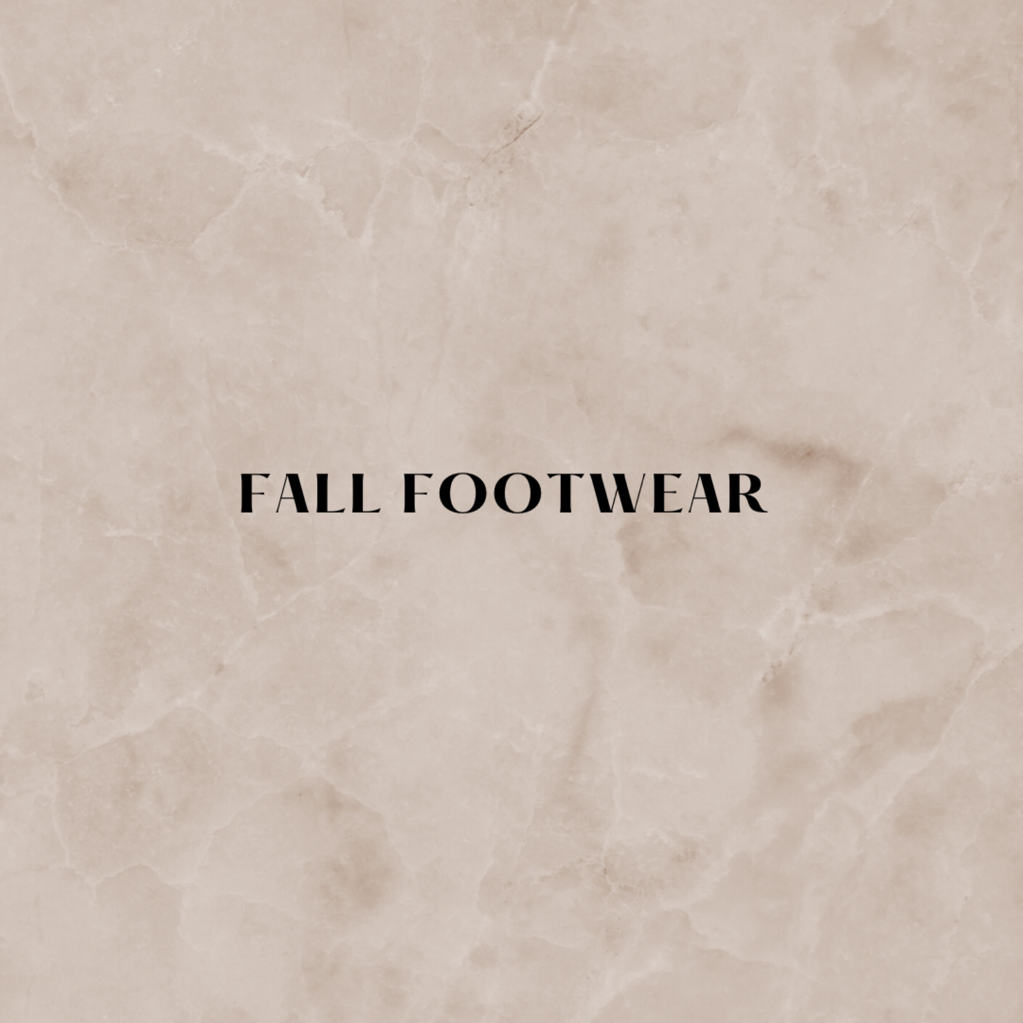 Fall footwear 

#LTKSeasonal #LTKhome #LTKstyletip