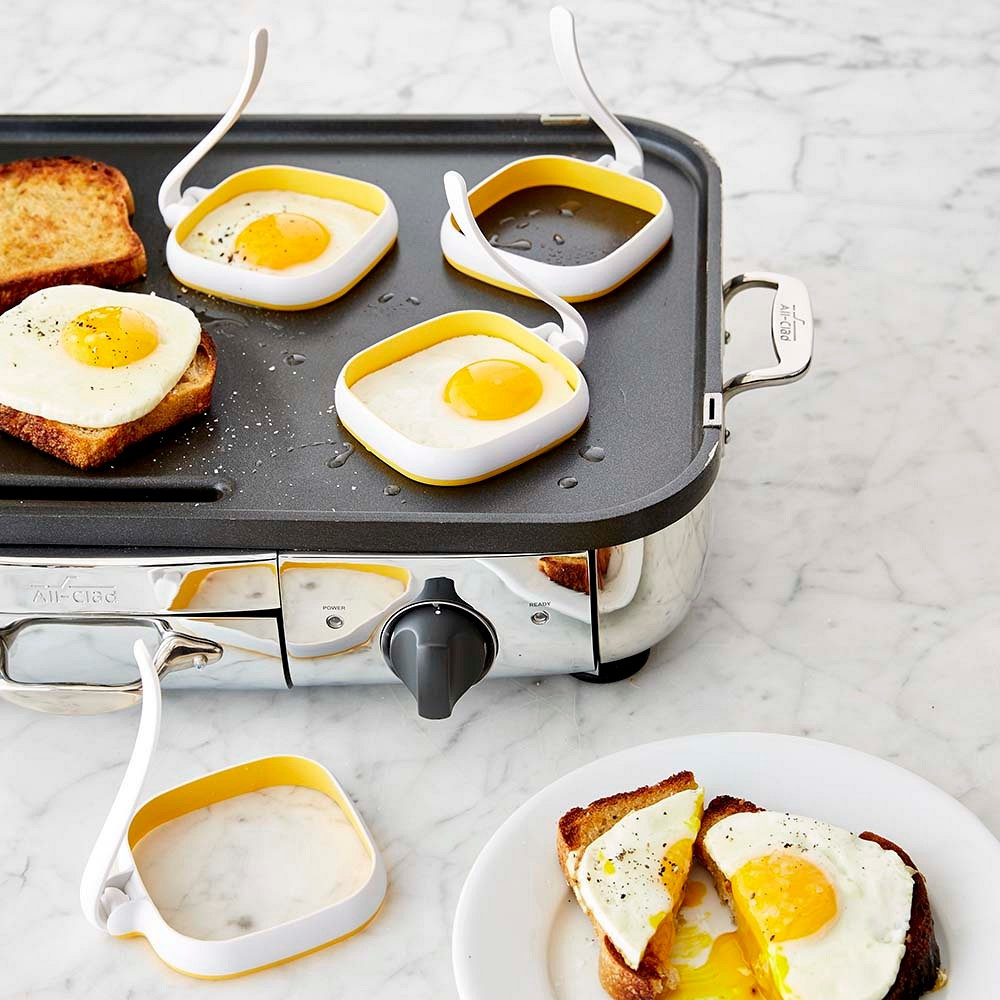 Williams Sonoma Square Egg Fry Ring Molds, Set of 4 | Williams-Sonoma
