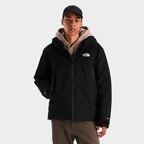 The North Face Men's Range Down Hooded Full-Zip Jacket in TNF Black/TNF Black Size: XL | Finish Line (US)
