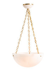 30.75x16 Oconnor Alabaster Hand Rubbed Finish Chandelier | Marshalls