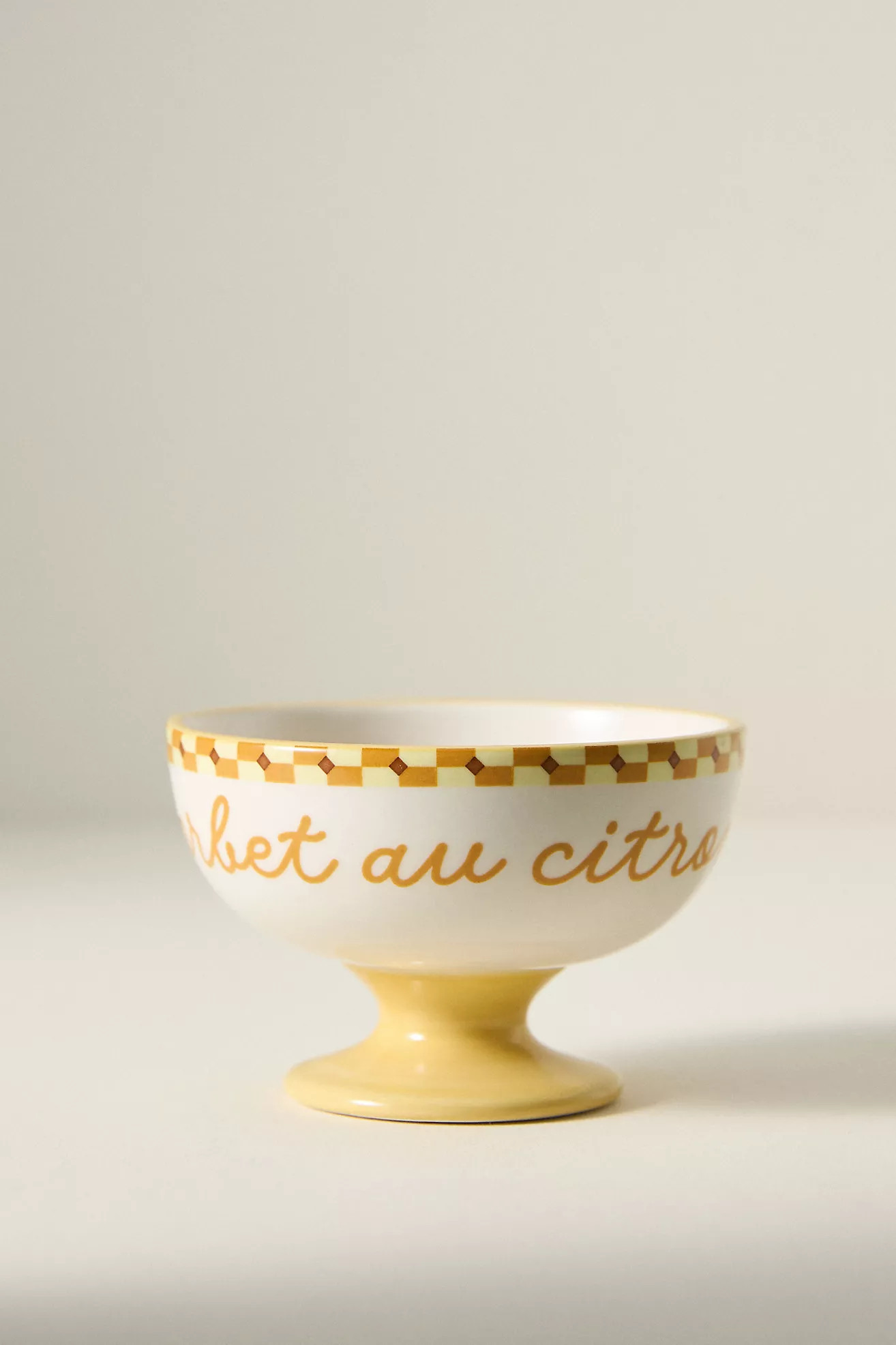 Café Violette Handpainted Stoneware Ice Cream Bowl | Anthropologie (US)