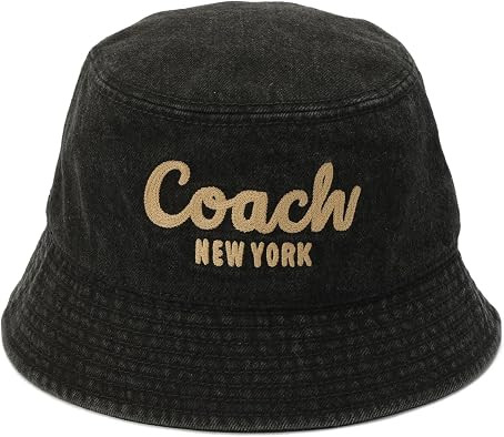 Coach Women's Coach Script Denim Bucket Hat | Amazon (US)
