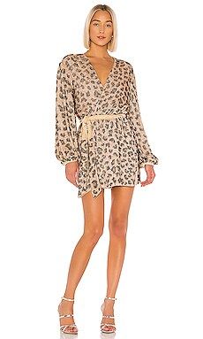 retrofete Gabrielle Robe Dress in Nude Leopard from Revolve.com | Revolve Clothing (Global)