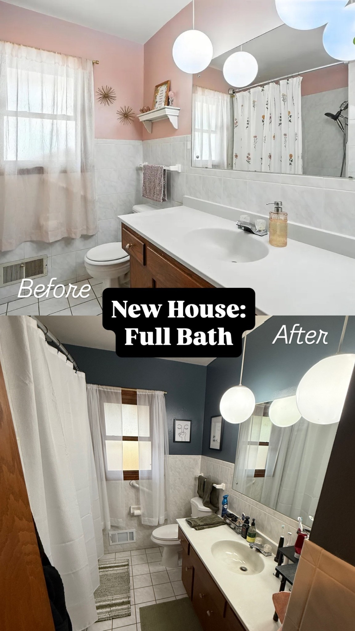 New house: bathroom redesign 
I gotta say that sharing a bathroom with your husband is not for the faint of heart 😂 after 8 years together this is the first time we have had to share 

#LTKHome #LTKmorningroutine #LTKdayinmylife