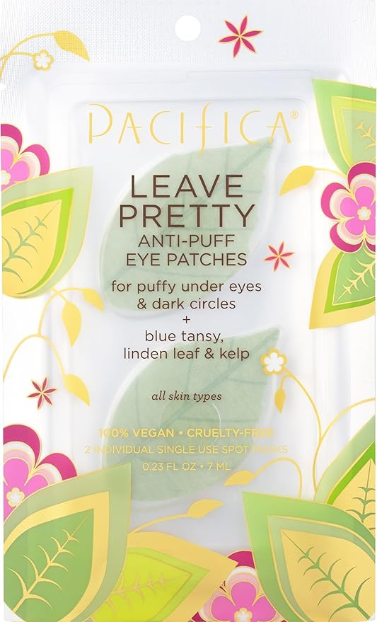 Pacifica Undereye Spot Serum Mask – Leave Pretty Anti-Puff Eye Patches with Vitamin C & Kelp, H... | Amazon (US)