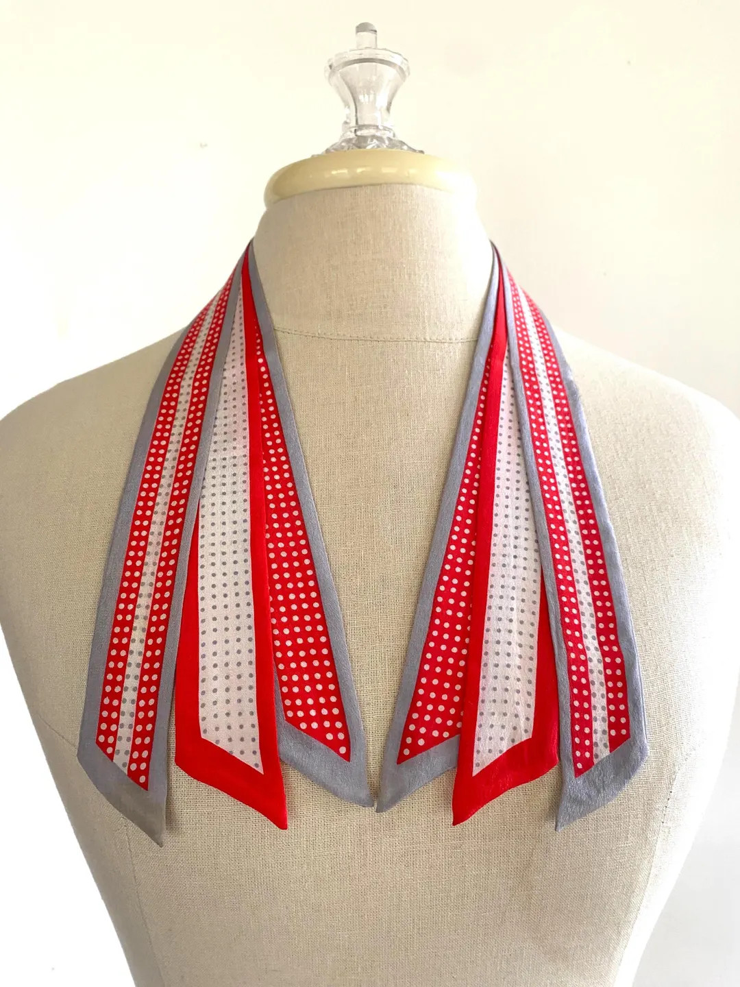 Vintage Twilly 100% Silk Tri -tie Made in Japan / Bag Scarf / Bag Charm - Etsy | Etsy (US)