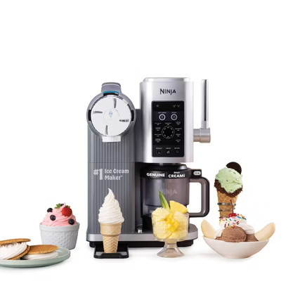 Ninja CREAMi Scoop & Swirl Ice Cream and Soft Serve Maker 13 One-Touch Programs NC701 | Target