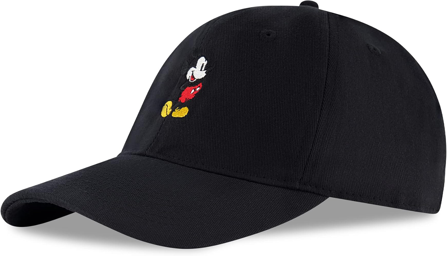 Disney Men's Mickey Mouse Baseball Cap, Snap-Back Dad Hat | Amazon (US)