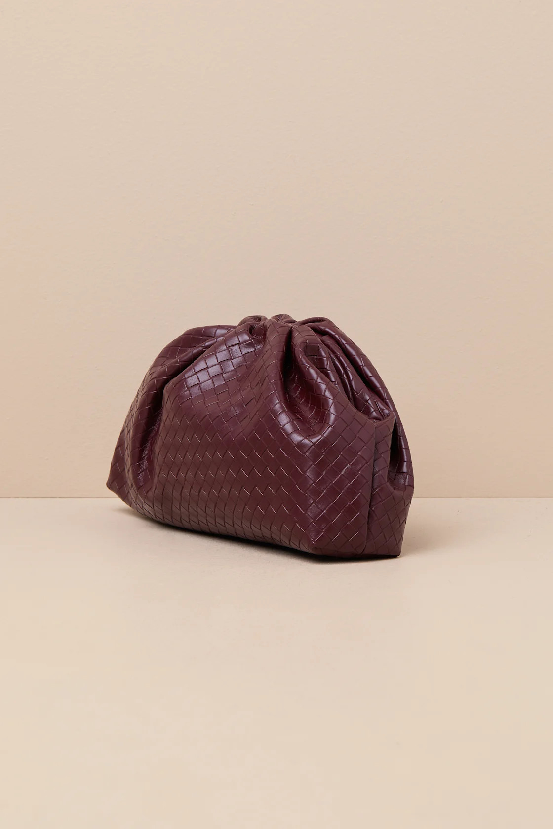 Fashionable Favorite Plum Woven Ruched Oversized Clutch | Lulus