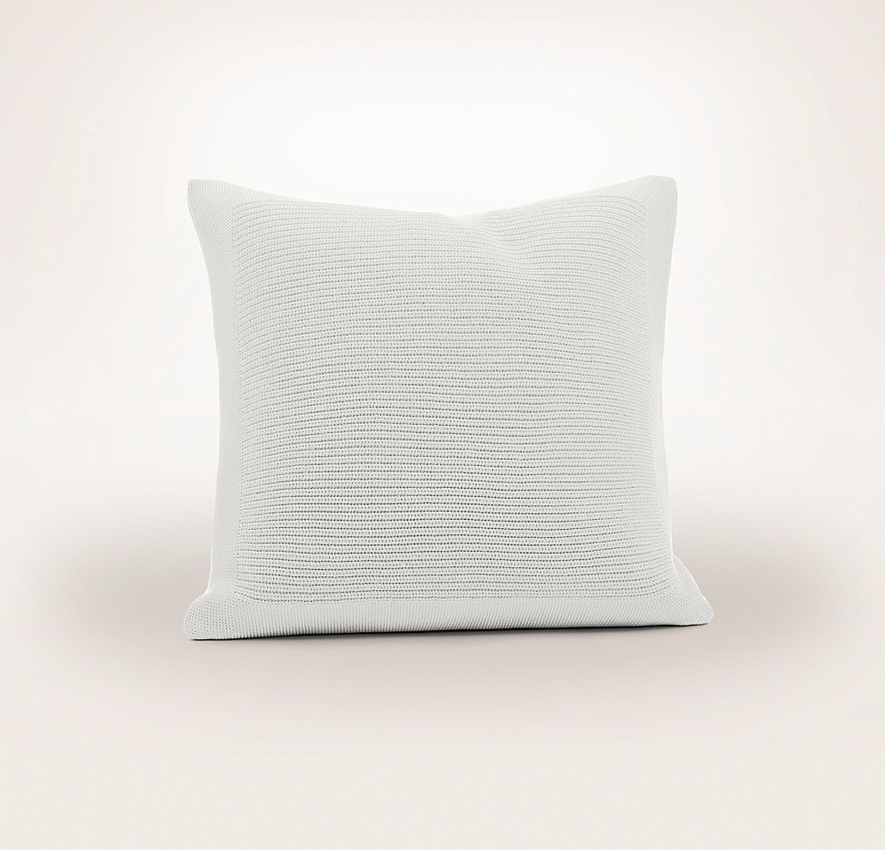 Ribbed Knit Pillow Cover (20x20) | Boll & Branch