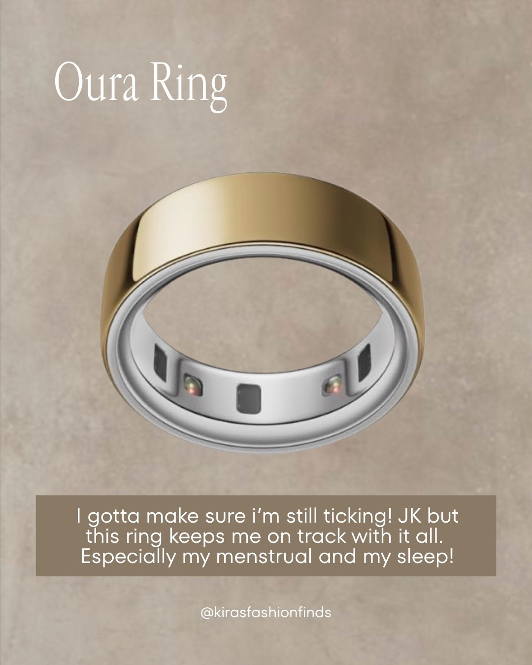 Scroll to shop! ✨ My Oura Ring and favorite accessories. Everything is linked below.👇🏾

Desliza para comprar. ✨ Mi Oura Ring y mis accesorios favoritos.

📲 Download the free LTK app & follow me @kirasfashionfinds to shop all my daily finds.

#LTKfitnessgoals #LTKselfcare #LTKBeauty