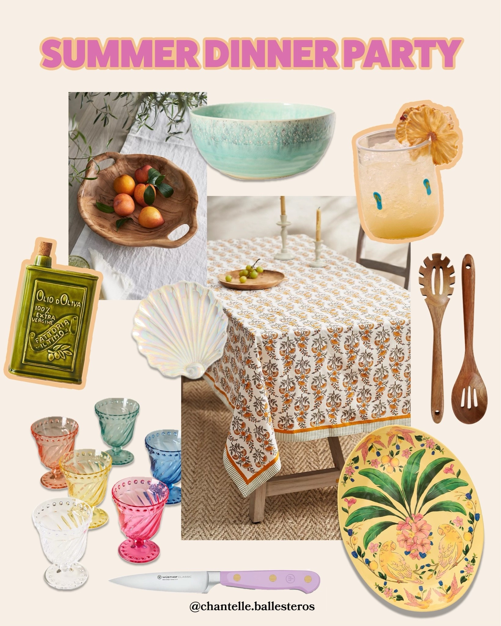 Summer hostess with the most-ess 😉☀️🍽️ I love gathering friends together during the summer and creating a fun dinner menu. Here are a few things I’m eyeing to make summer entertaining more fun!

#LTKHome