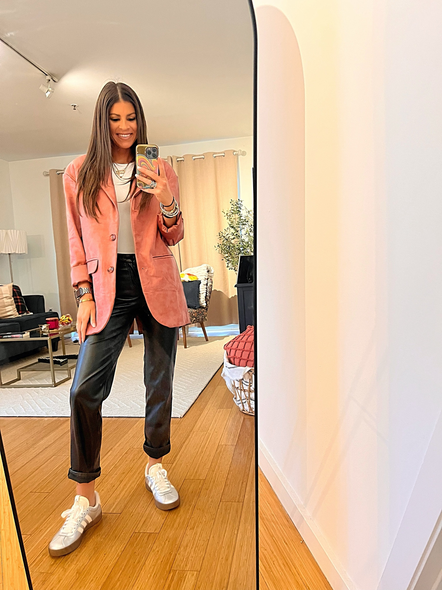 Spring transition || business casual leather & suede. Have had my eye on these sneaks for only $75 & they finally came back into stock ++ ended up getting them in two colors 👟🤍. 

#LTKSaleAlert #LTKSpringSale #LTKShoeCrush